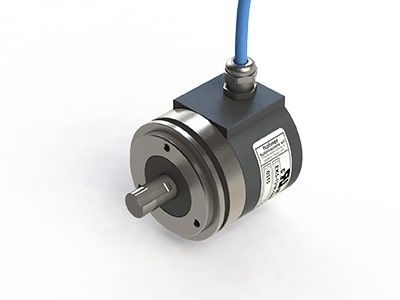 Illustration of an Ex- incremental rotary-encoder of the series H from Hohner Elektrotechnik GmbH in Germany