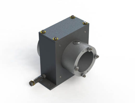 Abbildung eines Seilzugdrehgebers der Serie EM90A1 von Hohner Elektrotechnik GmbH aus Werne in Nordrhein-Westfalen