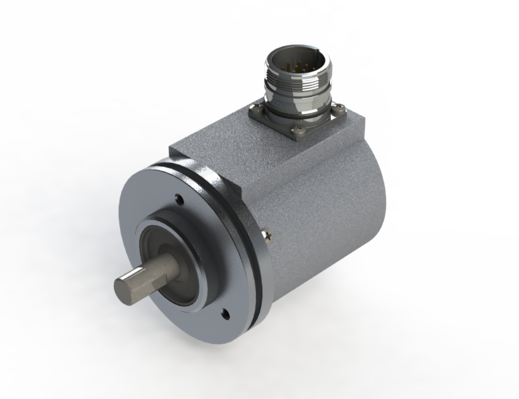 Afbeelding van een absolute draai-encoder uit de serie MM van Hohner Elektrotechnik GmbH in Duitsland