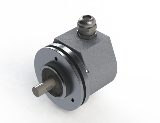 Afbeelding van een absolute draai-encoder uit de serie MS van Hohner Elektrotechnik GmbH in Duitsland