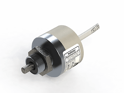 Abbildung eines Inkrementaldrehgebers der Serie 21 von Hohner Elektrotechnik GmbH aus Werne in Nordrhein-Westfalen