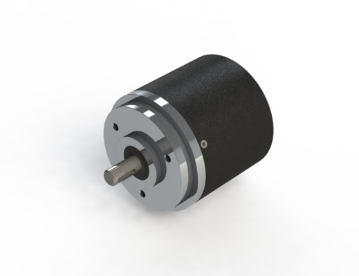 Afbeelding van een absolute draai-encoder uit de serie AWA 90 van Hohner Elektrotechnik GmbH in Duitsland