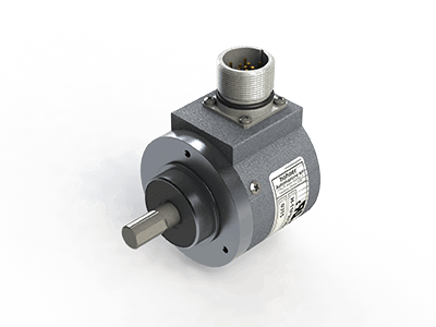 Afbeelding van een absolute draai-encoder uit de serie S van Hohner Elektrotechnik GmbH in Duitsland