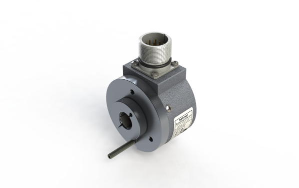 Afbeelding van een absolute draai-encoder uit de serie ASP-ASC van Hohner Elektrotechnik GmbH in Duitsland