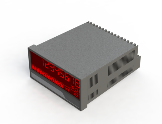 Display device of the series AX 350 from Hohner Elektrotechnik GmbH in Germany