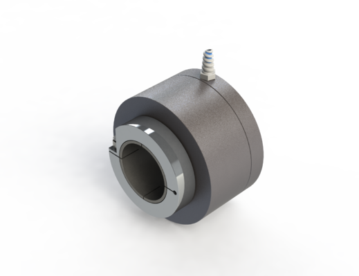 Illustration of an Ex- incremental rotary-encoder of the series NAMFPX from Hohner Elektrotechnik GmbH in Germany
