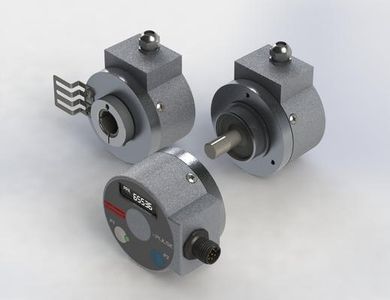 Abbildung eines Inkrementaldrehgebers der Serie PMS von Hohner Elektrotechnik GmbH aus Werne in Nordrhein-Westfalen