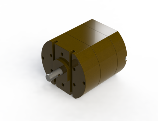 Afbeelding van een absolute draai-encoder uit de serie 72 van Hohner Elektrotechnik GmbH in Duitsland